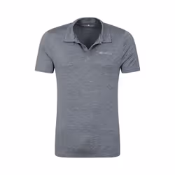 Mountain Warehouse Mens Agra Stripe Polo Shirt - XXS, Grey