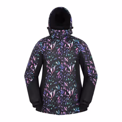 Mountain Warehouse Womens/Ladies Dawn II Kaleidoscope Ski Jacket - 12 UK, Black/Teal