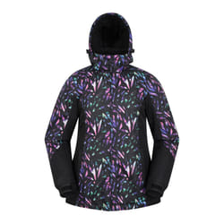 Mountain Warehouse Womens/Ladies Dawn II Kaleidoscope Ski Jacket - 12 UK, Black/Teal