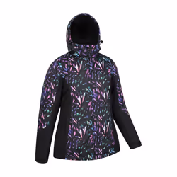 Mountain Warehouse Womens/Ladies Dawn II Kaleidoscope Ski Jacket - 12 UK, Black/Teal
