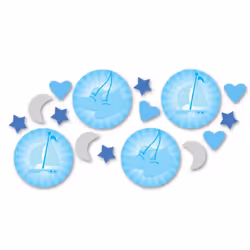 Amscan Baby Booties Christening Confetti