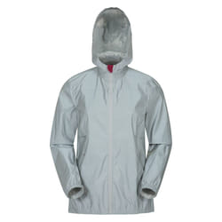 Mountain Warehouse Womens/Ladies Dashing Reflective Jacket - 10 UK, Silver