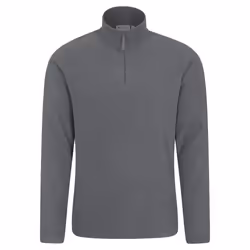 Mountain Warehouse Mens Camber II Half Zip Fleece Top - XXS, Grey