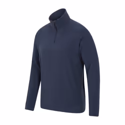 Mountain Warehouse Mens Camber II Half Zip Fleece Top - 3XL, Navy