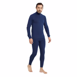 Mountain Warehouse Mens Merino II Thermal Bottoms - XL, Navy