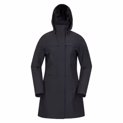 Mountain Warehouse Womens/Ladies Cloudburst Textured Waterproof Jacket - 20 UK, Black