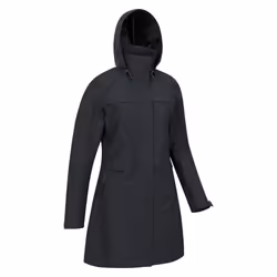 Mountain Warehouse Womens/Ladies Cloudburst Textured Waterproof Jacket - 20 UK, Black