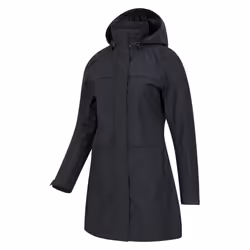 Mountain Warehouse Womens/Ladies Cloudburst Textured Waterproof Jacket - 20 UK, Black