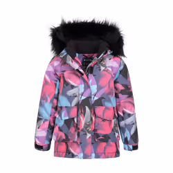 Mountain Warehouse Childrens/Kids Ranger Floral Waterproof Jacket - 5-6 Years, Teal