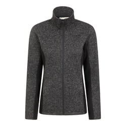 Mountain Warehouse Womens/Ladies Idris Panelled Fleece Jacket - 18 UK, Black