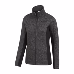 Mountain Warehouse Womens/Ladies Idris Panelled Fleece Jacket - 20 UK, Black