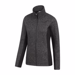 Mountain Warehouse Womens/Ladies Idris Panelled Fleece Jacket - 14 UK, Black