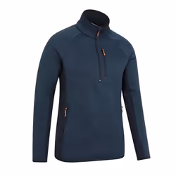 Mountain Warehouse Mens Treston Fleece Top - M, Navy
