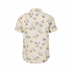Mountain Warehouse Mens Tropical Short-Sleeved Shirt - S, Khaki