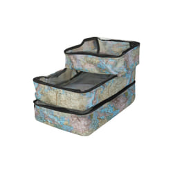 Mountain Warehouse World Map Packing Organiser (Pack of 3)