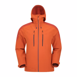 Mountain Warehouse Mens Radius Recycled Soft Shell Jacket - XXS, Orange