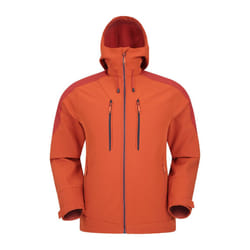 Mountain Warehouse Mens Radius Recycled Soft Shell Jacket - XXS, Orange