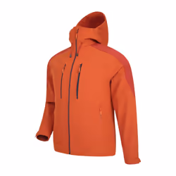 Mountain Warehouse Mens Radius Recycled Soft Shell Jacket - XXS, Orange