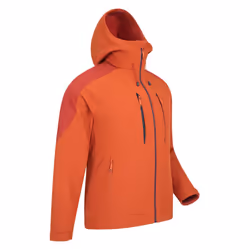 Mountain Warehouse Mens Radius Recycled Soft Shell Jacket - XXS, Orange