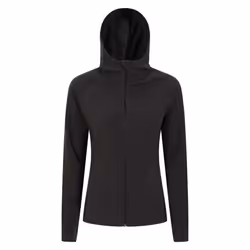 Mountain Warehouse Womens/Ladies Camber Hooded Fleece - XL, Black