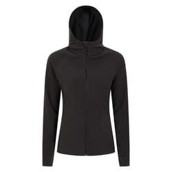 Mountain Warehouse Womens/Ladies Camber Hooded Fleece - XS, Black