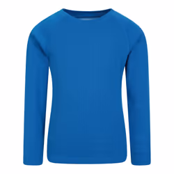 Mountain Warehouse Childrens/Kids Talus Round Neck Base Layer Top - 5-6 Years, Cobalt