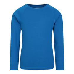 Mountain Warehouse Childrens/Kids Talus Round Neck Base Layer Top - 5-6 Years, Cobalt