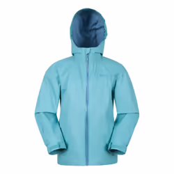 Mountain Warehouse Childrens/Kids Torrent Taped Seam Waterproof Jacket - 5-6 Years, Teal