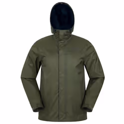 Mountain Warehouse Mens Torrent Waterproof Jacket - XXL, Khaki Green