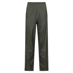 Mountain Warehouse Mens Pakka Waterproof Over Trousers - S, Khaki Green