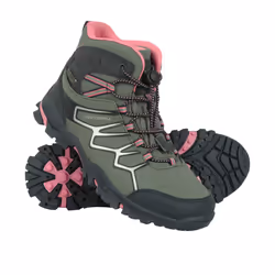 Mountain Warehouse Childrens/Kids Softshell Walking Boots - 2 UK, Khaki