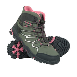 Mountain Warehouse Childrens/Kids Softshell Walking Boots - 2 UK, Khaki