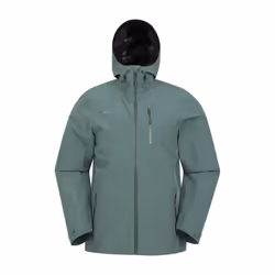 Mountain Warehouse Mens Bachill Three Layer Waterproof Jacket - M, Dark Green
