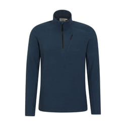 Mountain Warehouse Mens Ridge Half Zip Fleece Top - S, Blue