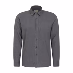Mountain Warehouse Mens Bamford Melange Shirt - XS, Grey