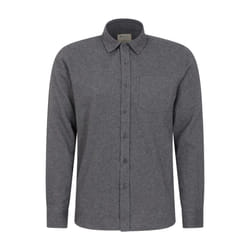 Mountain Warehouse Mens Bamford Melange Shirt - XS, Grey