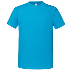 Fruit Of The Loom Mens Ringspun Premium T-Shirt - 2XL, Azure