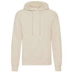 Fruit of the Loom Adults Unisex Classic Hooded Sweatshirt - S, Natural