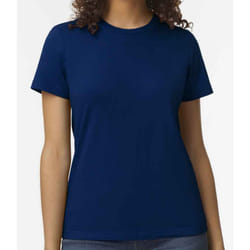 Gildan Womens/Ladies Soft Midweight T-Shirt - XL, Navy