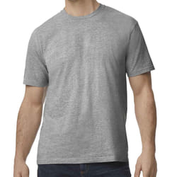 Gildan Mens Midweight Soft Touch T-Shirt - 3XL, Sports Grey