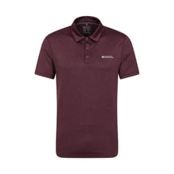 Mountain Warehouse Mens Deuce IsoCool Polo Shirt - S, Dusky Wine