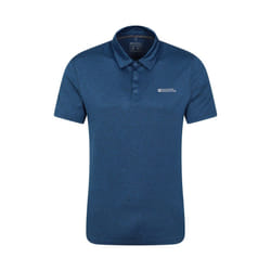 Mountain Warehouse Mens Deuce IsoCool Polo Shirt - XXL, Dark Blue