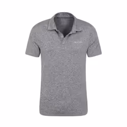 Mountain Warehouse Mens Deuce IsoCool Polo Shirt - L, Grey