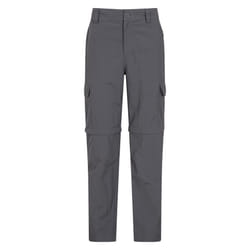 Mountain Warehouse Mens Explore Convertible Trousers - 40R, Grey