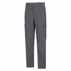 Mountain Warehouse Mens Explore Convertible Trousers - 40R, Grey