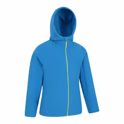 Mountain Warehouse Childrens/Kids Camber Full Zip Hoodie - 11-12 Years, Cobalt