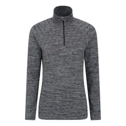 Mountain Warehouse Womens/Ladies Bend & Stretch Half Zip Midlayer - 14 UK, Black