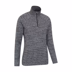 Mountain Warehouse Womens/Ladies Bend & Stretch Half Zip Midlayer - 14 UK, Black
