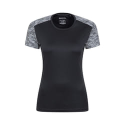 Mountain Warehouse Womens/Ladies Pro Reflective Running T-Shirt - 6 UK, Black