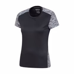 Mountain Warehouse Womens/Ladies Pro Reflective Running T-Shirt - 6 UK, Black